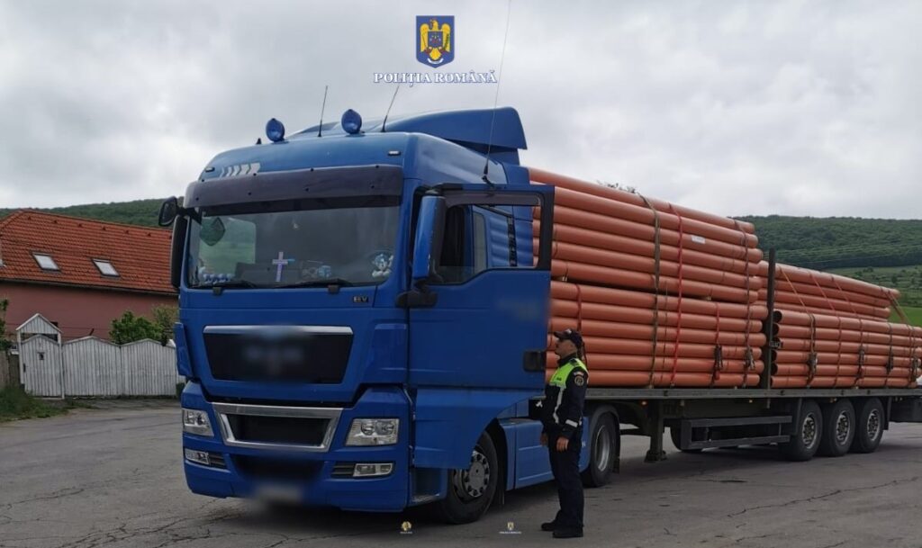 Zeci de sancțiuni aplicate în Harghita în urma acțiunii TRUCK & BUS – Controale riguroase pentru siguranța transportului rutier