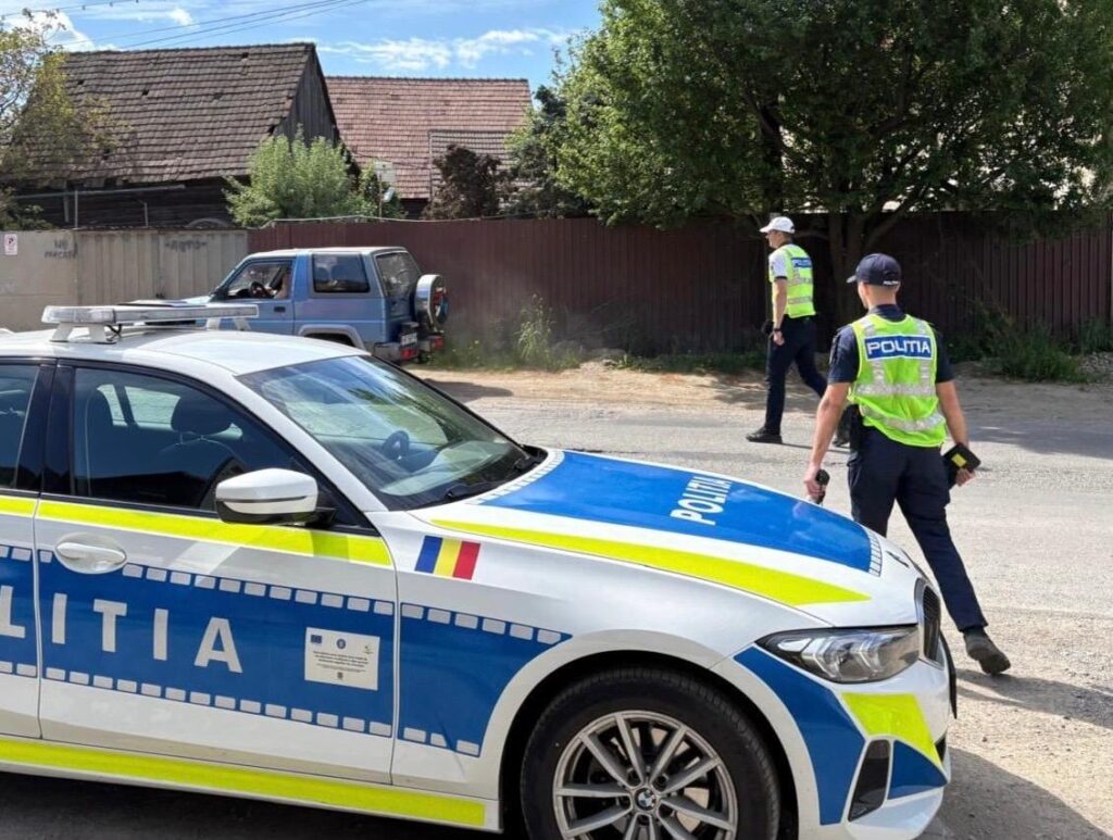 Acțiune comună a polițiștilor și jandarmilor pentru siguranța elevilor din Gheorgheni